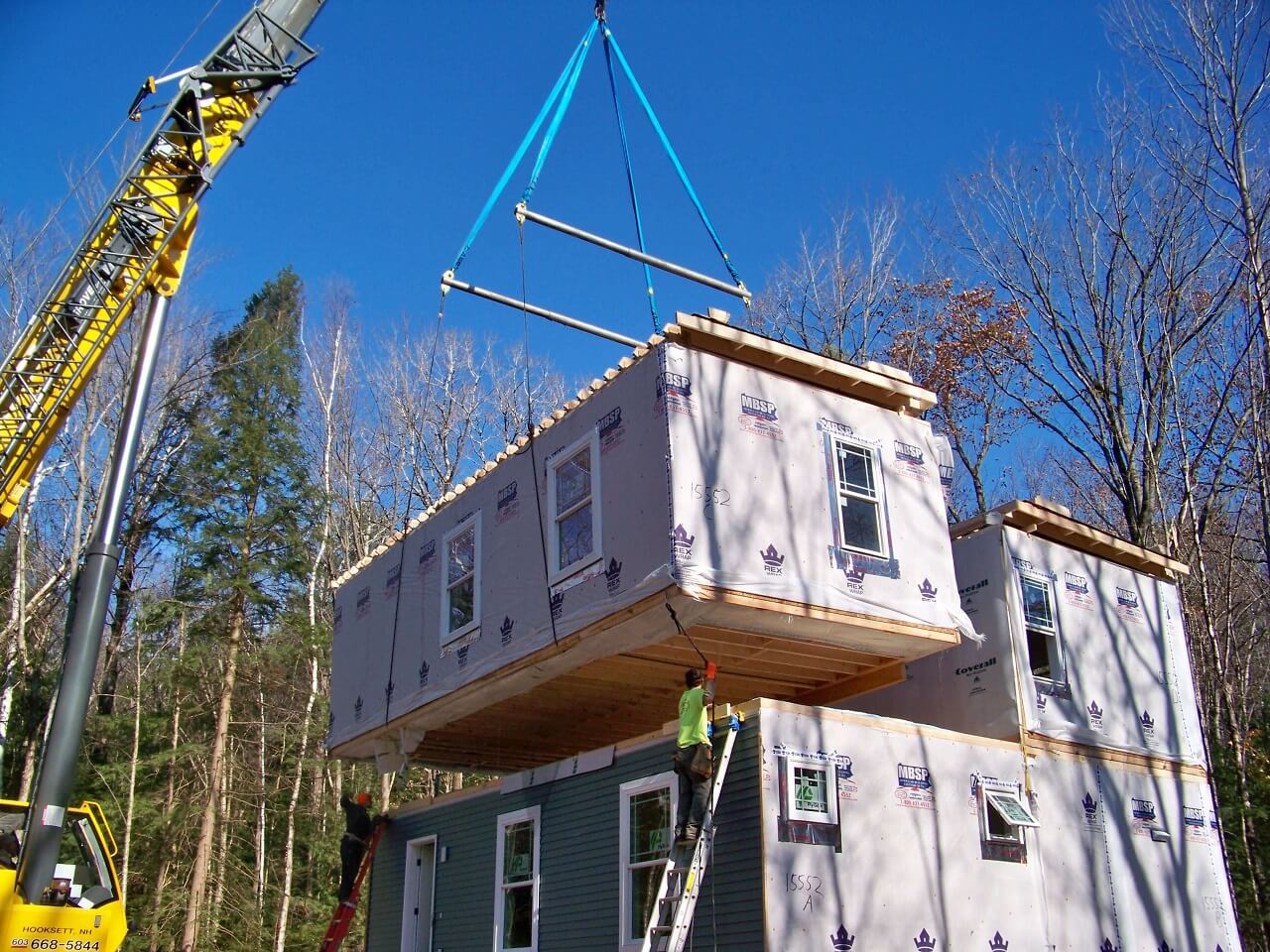 Carroll Modular Home General Contracting | Crane Set